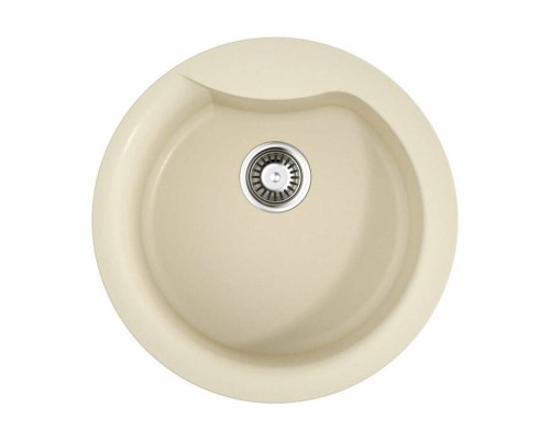Мойка, OMOIKIRI, Yasugata, шгв 485-485-225, отверстия для смесителя-1 промаркированное, цвет-ваниль