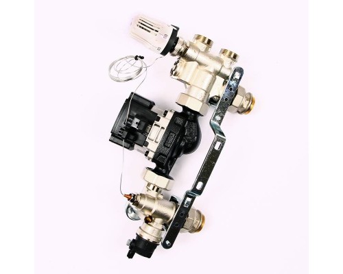 Насосно-смесительная группа UNI-FITT SOLOMIX 1" с энергоэффективным насосом GRUNDFOS UPM3 AUTO 25-70 130