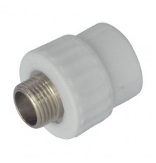 Муфта PP-R бел комб Дн20х1/2" НР VALFEX 10130020