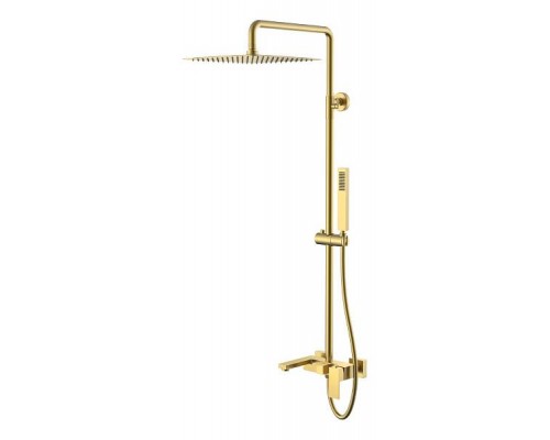 Boheme Qubic Душевая стойка 20,9x52,7x132h см, цвет: золото матовое 478-MG