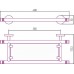 Сунержа Каньон Полка стеклянная 40x17,23x5h см, цвет: без покрытия 00-3003-0400