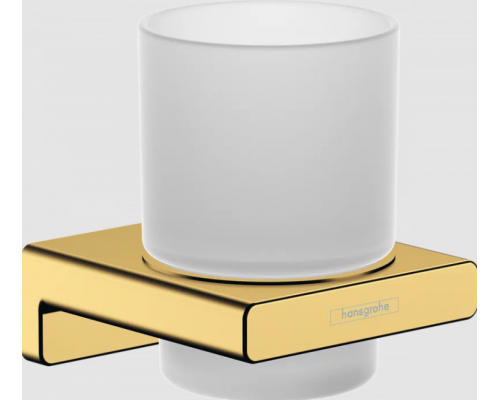 Стакан, Hansgrohe, AddStoris, шгв 81-91-94, цвет держателя-полированное золото