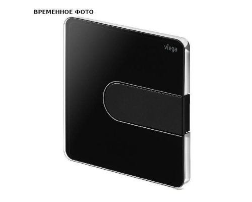 Кнопка смыва для писсуара Prevista Visign for Style 23, пластик, глубокий черный матовый, мод. 8613