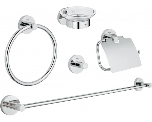 40344001 Essentials Набор аксес.(5 предметов), хром 40344001