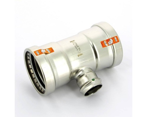 Тройник пресс нержавеющая сталь Sanpress Inox VIEGA 76x35x76