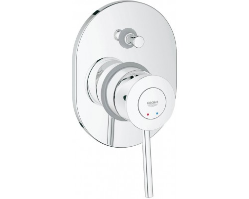 29047000 BauClassic Смеситель для ванны (внешняя и встраиваемая части), хром 29047000