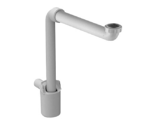 Сифон, Duravit, для раковины, экономичный, цвет-белый