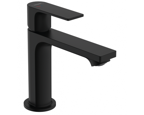 Смеситель для раковины, Hansgrohe, Rebris E, CoolStart, цвет-черный матовый