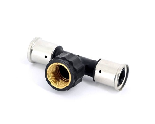Тройник пресс-В PVDF HENCO 26x3/4"x26