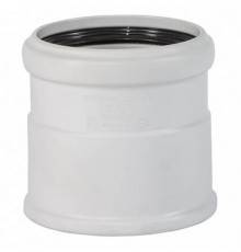 Муфта, Ostendorf, Skolan Safe, SKAM, 125, насадная, PP-MD, цвет-RAL 7035 светло-серый