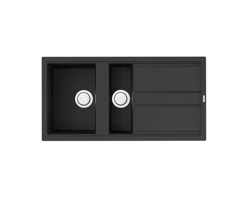 Omoikiri Kitagawa 100-2-GB Кухонная мойка Artceramic 100x51 см, цвет: графит 4993805