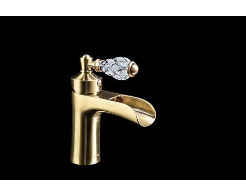 Boheme Vogue Crystal Смеситель для раковины, одноручковый, цвет: бронза матовая 201-CRST Boheme Vogue Crystal Смеситель для раковины, одноручковый, цвет: бронза матовая 201-CRST