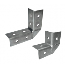 Угловой элемент Strut 2D 2 2/90° 100x100мм R (оцинк.)