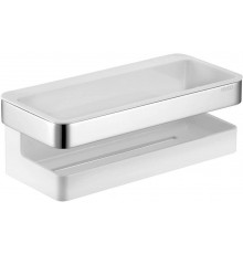 12758010000 COLLECTION MOLL Корзинка для душа, хром/белый 12758010000