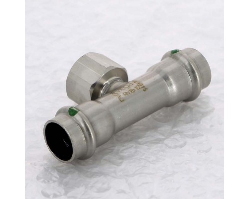 Тройник пресс-В нержавеющая сталь Sanpress Inox VIEGA 18х1/2"х18 Тройник пресс-В нержавеющая сталь Sanpress Inox VIEGA 18х1/2"х18
