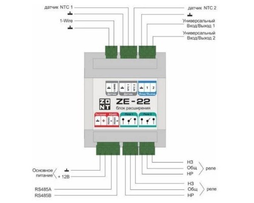 Блок расширения TVP Electronics ZE-22 для ZONT H2000+ PRO