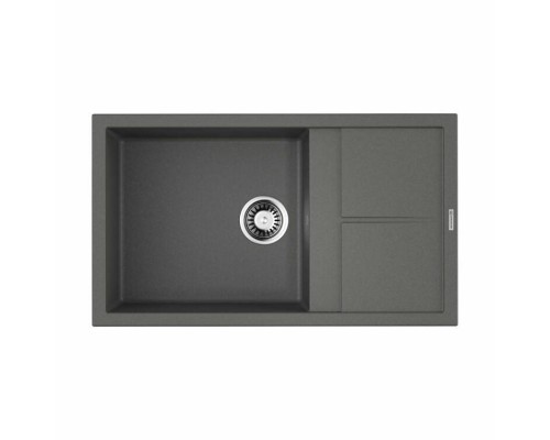Мойка, OMOIKIRI, Sumi, шгв 860-500-220, отверстия для смесителя-6 промаркированных, цвет-платина