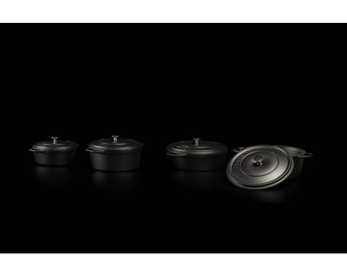 Неглубокая кастрюля HS Y KT 28 BLACK MAT
