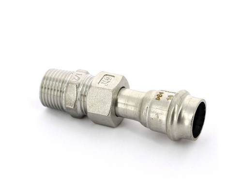 Муфта разборная Н-пресс IBP 18 x 1/2" нерж.сталь Муфта разборная Н-пресс IBP 18 x 1/2" нерж.сталь