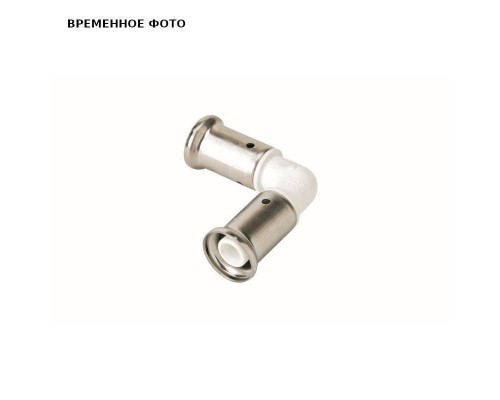 Угольник пресс PVDF HENCO 90' ПВДФ пресс (белый) 16x16