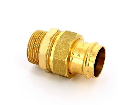 Муфта пресс-Н IBP 35 х 1 1/4" с разъемным соединением бронза Муфта пресс-Н IBP 35 х 1 1/4" с разъемным соединением бронза