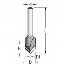 Фреза для гибки облицовочных плит Alucobond Dimar D13 Угол 90 S8 VE90125 (VE90125)