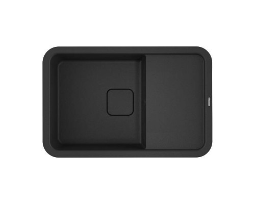 Omoikiri Tasogare 78-BL Кухонная мойка Artgranit 78x51 см, цвет: черный 4993750
