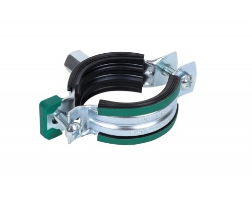 Хомут оцинкованный, KSB2, M8/10, 10-14 мм, с epdm