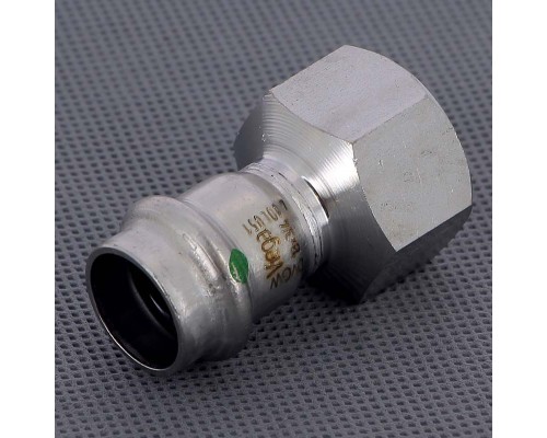 Муфта пресс-В нержавеющая сталь Sanpress Inox VIEGA 18х3/4