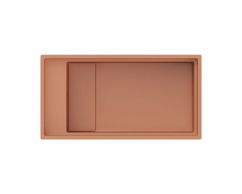 Мойка, OMOIKIRI, Kinaru, шгв 860-460-220, отверстия для смесителя-4 промаркированных, цвет-canyon