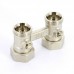 Узел радиаторный со встроенными кранами НВ UNI-FITT 3/4"ЕК х 3/4"ЕК 2-трубная система прямой