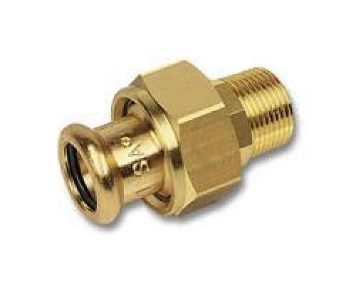 Сгон 22x3/4 ВПр-НР с плоск.упл. бронза, 8333g Сгон 22x3/4 ВПр-НР с плоск.упл. бронза, 8333g