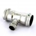 Тройник пресс нержавеющая сталь Sanpress Inox VIEGA 42х22х42