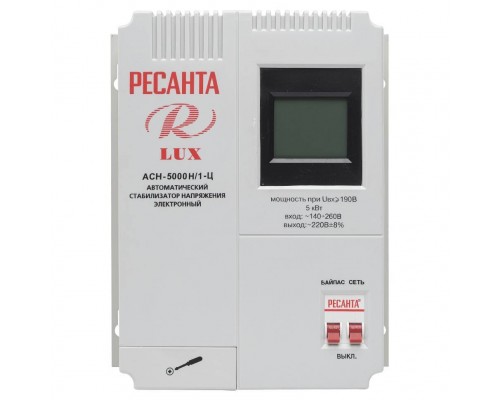 Стабилизатор Ресанта АСН-5000Н/1-Ц Стабилизатор Ресанта АСН-5000Н/1-Ц