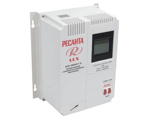 Стабилизатор Ресанта АСН-5000Н/1-Ц Стабилизатор Ресанта АСН-5000Н/1-Ц