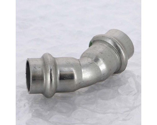 Угол пресс 45 град. нержавеющая сталь Sanpress Inox VIEGA 15 Угол пресс 45 град. нержавеющая сталь Sanpress Inox VIEGA 15