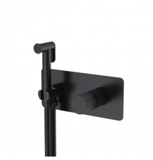 Boheme Stick Linea Гигиенический душ со смесителем и встраиваемой частью, цвет: black 127-BB.3