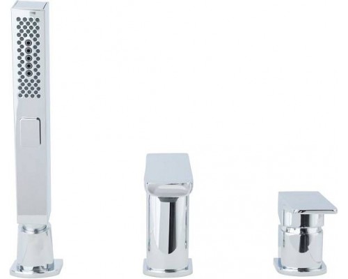 Allen Brau Infinity Смеситель на борт ванны на 3 отв., излив 12,1 см, цвет: хром 5.21008-00