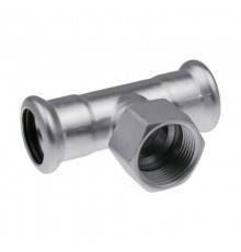 Тройник пресс-В KAN 54 х 2" х 54 нерж сталь Therm Inox