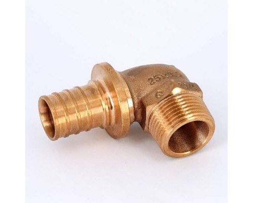 Угол надвижной Н REHAU 25х3/4" бронза