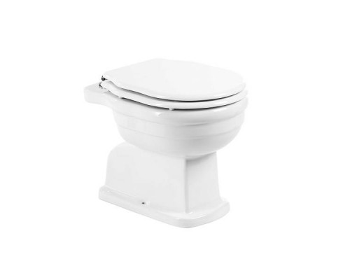 Belbagno Boheme Чаша приставного унитаза 55х27х38,5h, цвет: белый BB115CBS