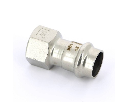 Муфта В-пресс IBP 18 x 1/2" нерж.сталь Муфта В-пресс IBP 18 x 1/2" нерж.сталь