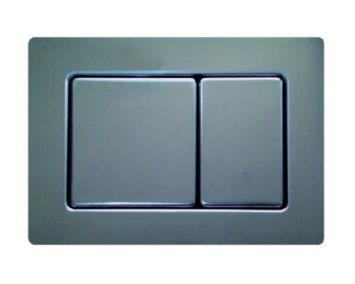 Boheme Кнопка смыва, сталь, 24х1,2х16,3h см, цвет: shine gun metal 650-SGM