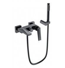 Boheme Venturo Смеситель для ванны с душевым гарнитуром, цвет: shine gun metall 373-SGM