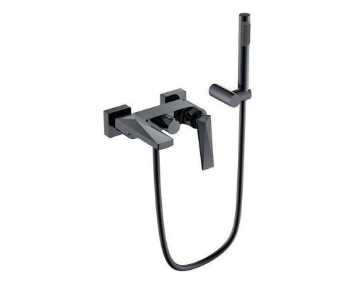 Boheme Venturo Смеситель для ванны с душевым гарнитуром, цвет: shine gun metall 373-SGM Boheme Venturo Смеситель для ванны с душевым гарнитуром, цвет: shine gun metall 373-SGM