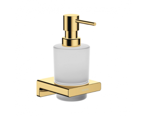 Дозатор для жидкого мыла, Hansgrohe, AddStoris, шгв 81-91-158, белый матовый/полированное золото
