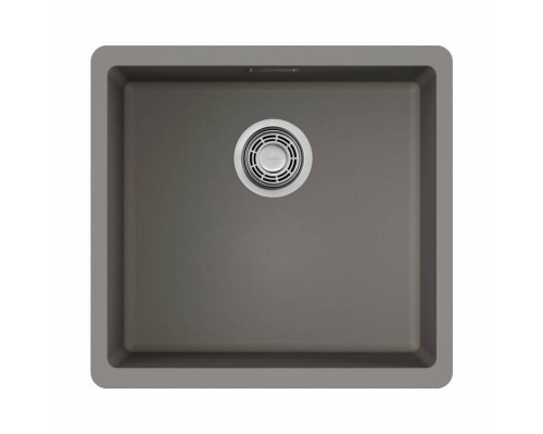 Мойка, OMOIKIRI, Kata, шгв 440-420-220, отверстия для смесителя-отсутствуют, цвет-Leningrad grey