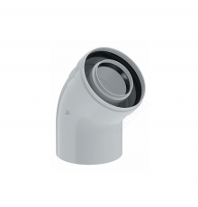 Отвод, Vaillant, 45⁰ 1шт 60/100 PP