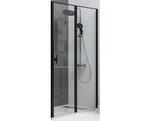 Allen Brau Priority Душевая дверь 120 см, цвет: черный матовый браш 3.31009.BBA