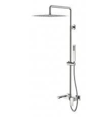 Boheme Qubic Душевая стойка 20,9x52,7x132h см, цвет: никель брашированный 478-NB